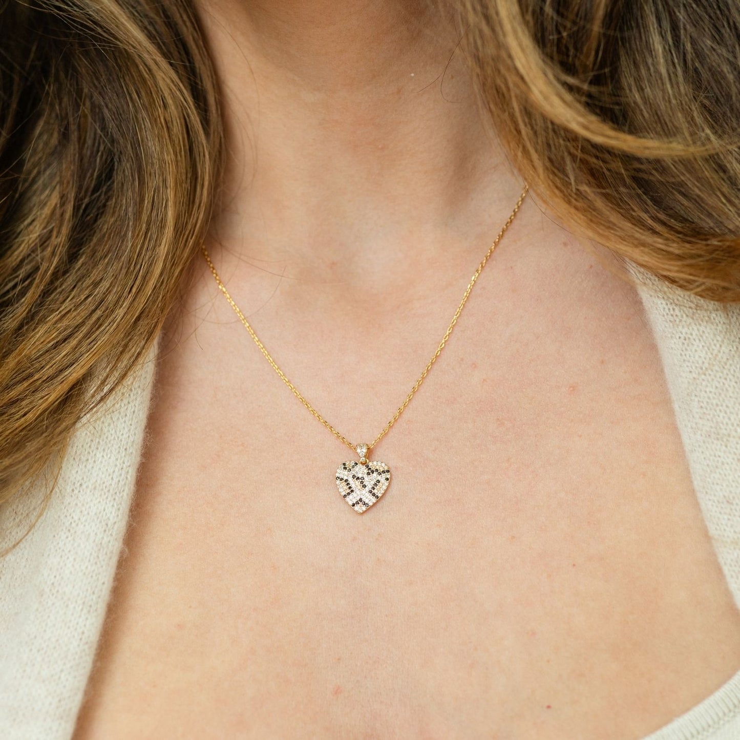 Pave Heart Pendant