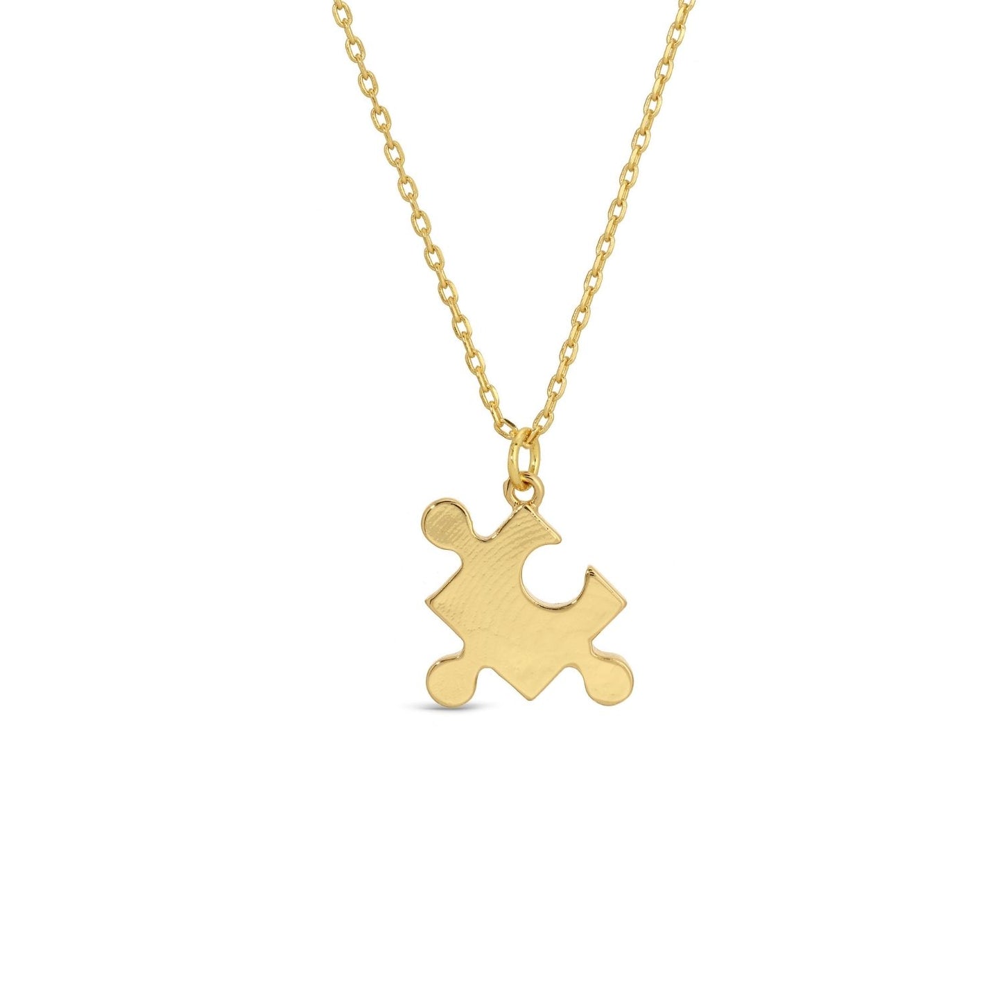 BFF Necklaces - Pair of Puzzle Pieces Necklaces