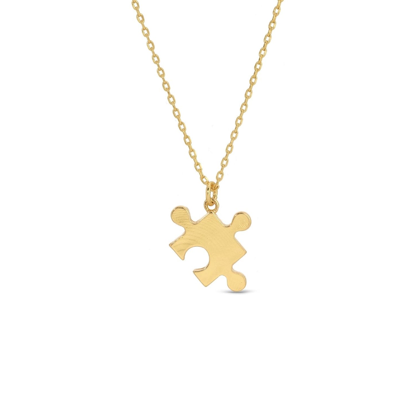 BFF Necklaces - Pair of Puzzle Pieces Necklaces