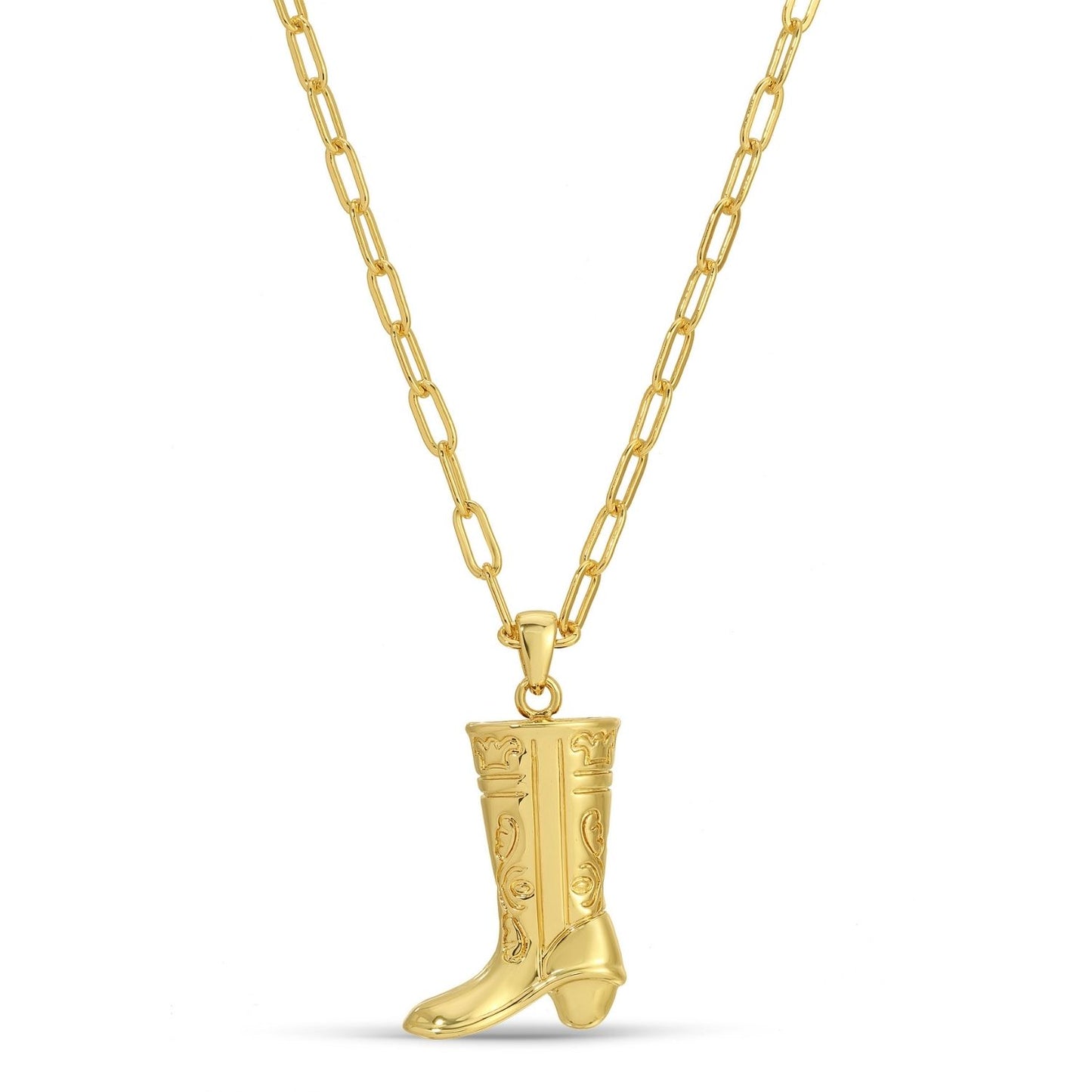 Cowgirl Boot Pendant