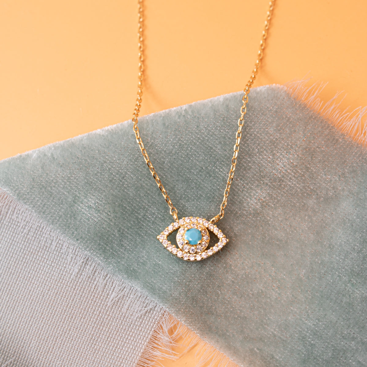 Small Evil Eye Necklace