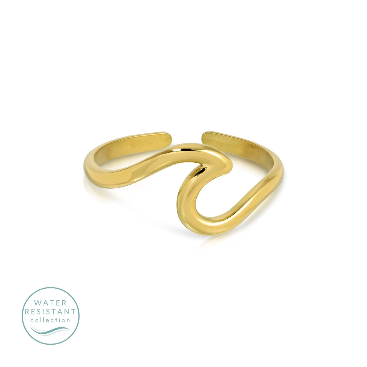 Adjustable Wave Ring, Water-Resistant