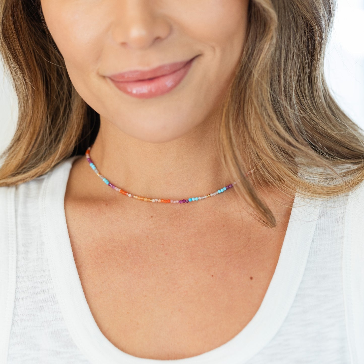 Delicate Stone Necklace