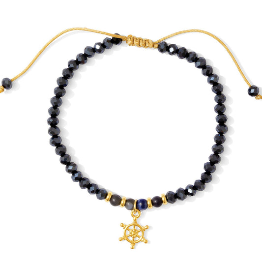 Captain's Wheel Crystal Pulley Bracelet