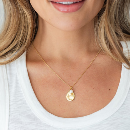 Starfish Accented Pendant with Pearl Charm