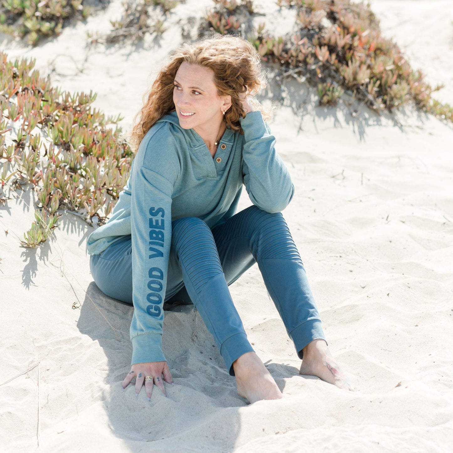 GOOD VIBES Hooded Sweatshirt