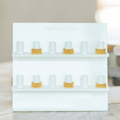 Branded two tier ring display