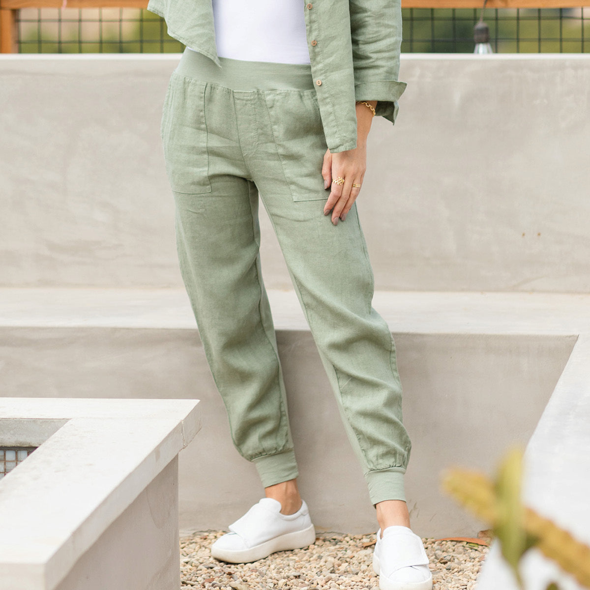 Linen Joggers