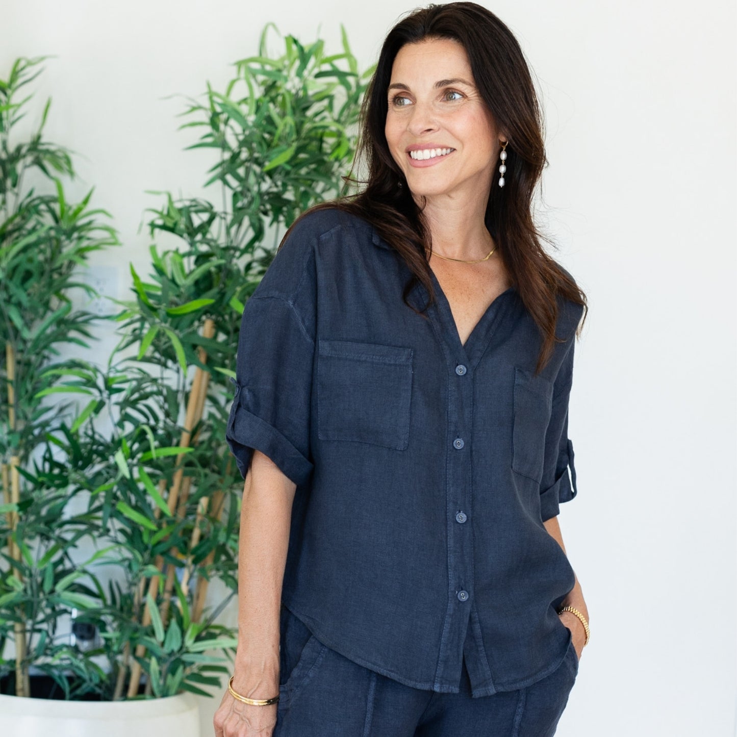 Linen Camp Shirt