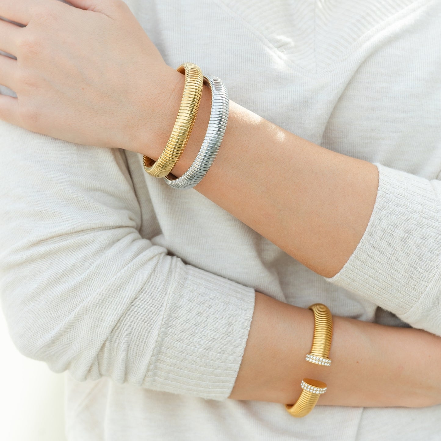Large Flex Bangle, Water Resistant
