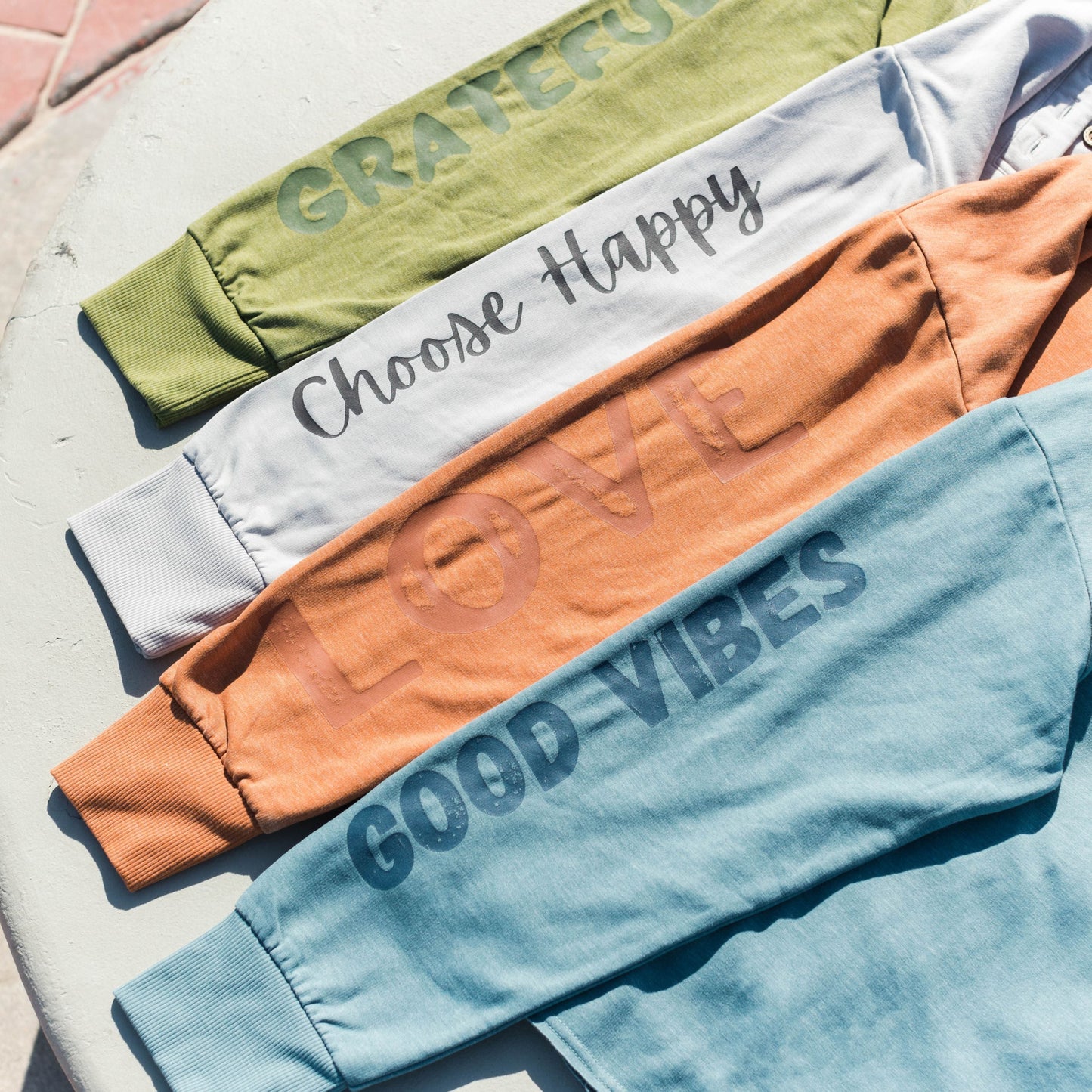 CHOOSE HAPPY Hooded Sweatshirt, XL