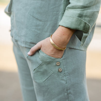 Linen Capris