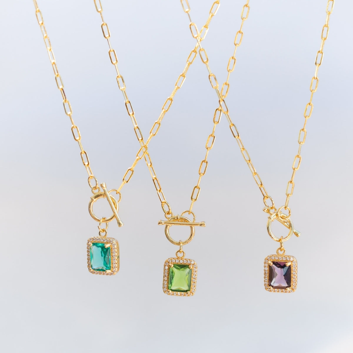 Elegant Pendant Toggle Necklace