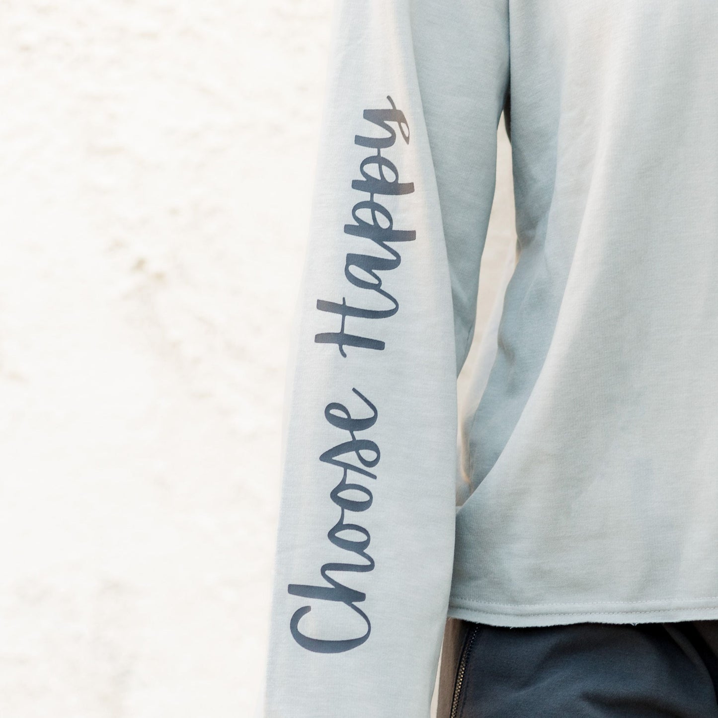 CHOOSE HAPPY Hooded Sweatshirt, XL