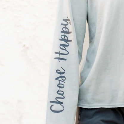 CHOOSE HAPPY Hooded Sweatshirt, XL