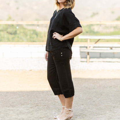 Linen Capris
