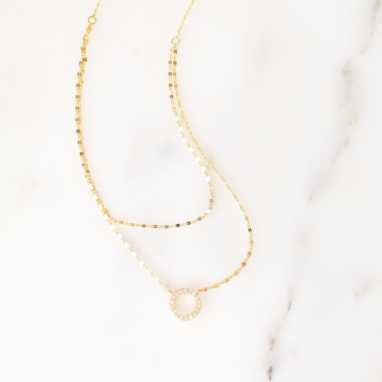 Double Layer Appeal CZ Open Circle