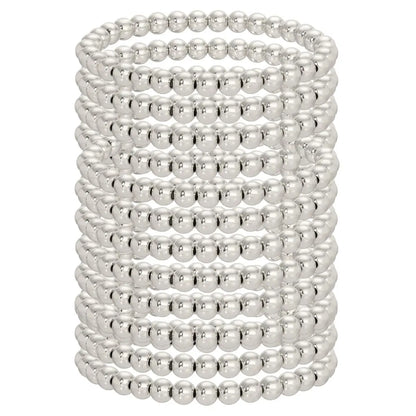 Set/12 6mm Beaded Bracelets