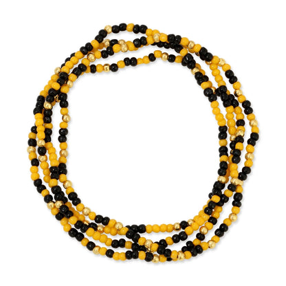 Set/24 Stretch Beaded Game Day Bracelets