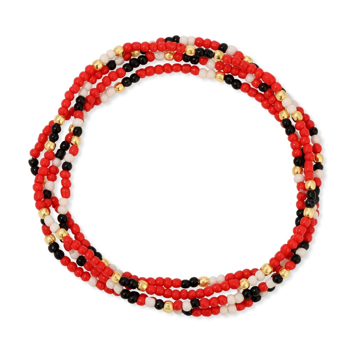 Set/24 Stretch Beaded Game Day Bracelets