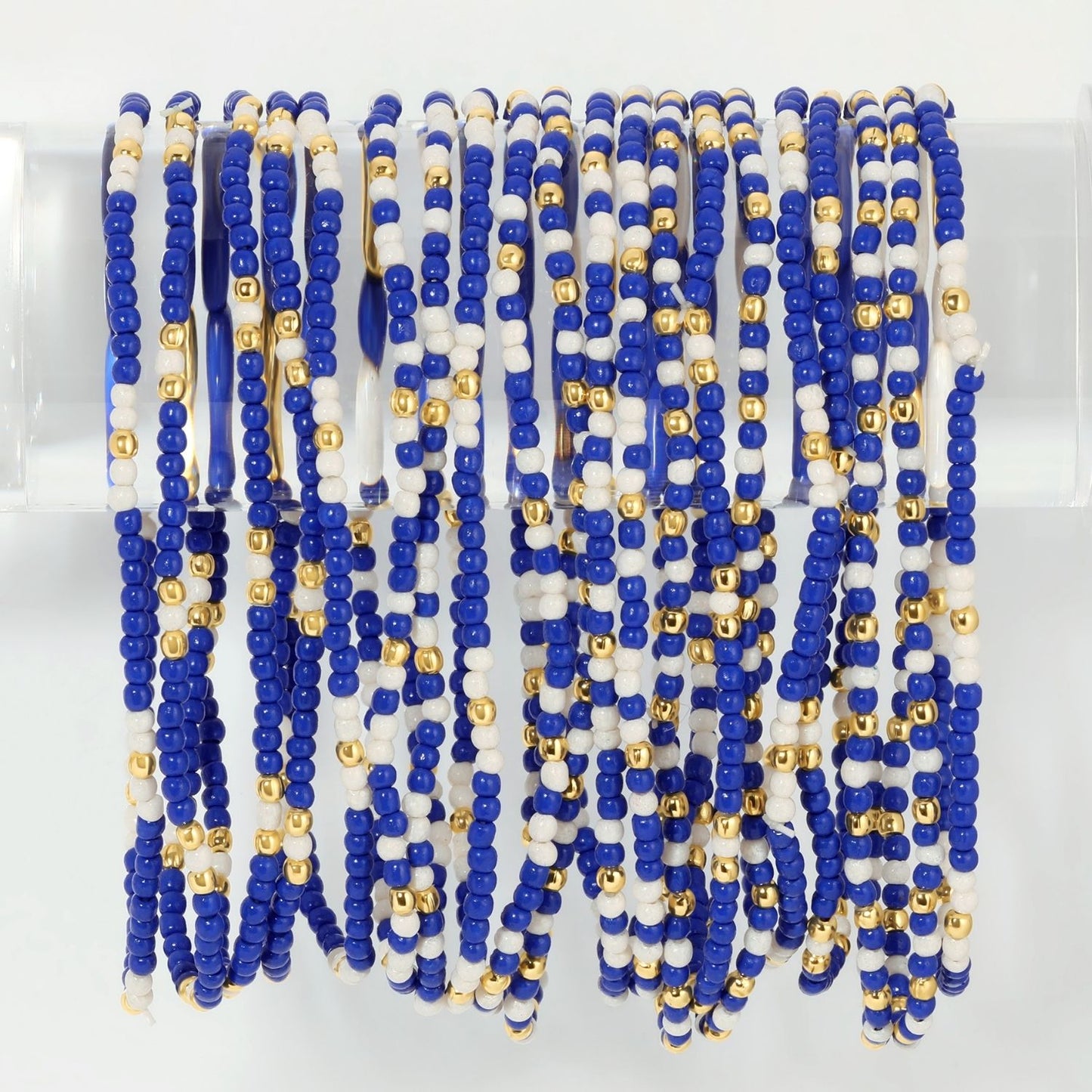 Set/24 Stretch Beaded Game Day Bracelets