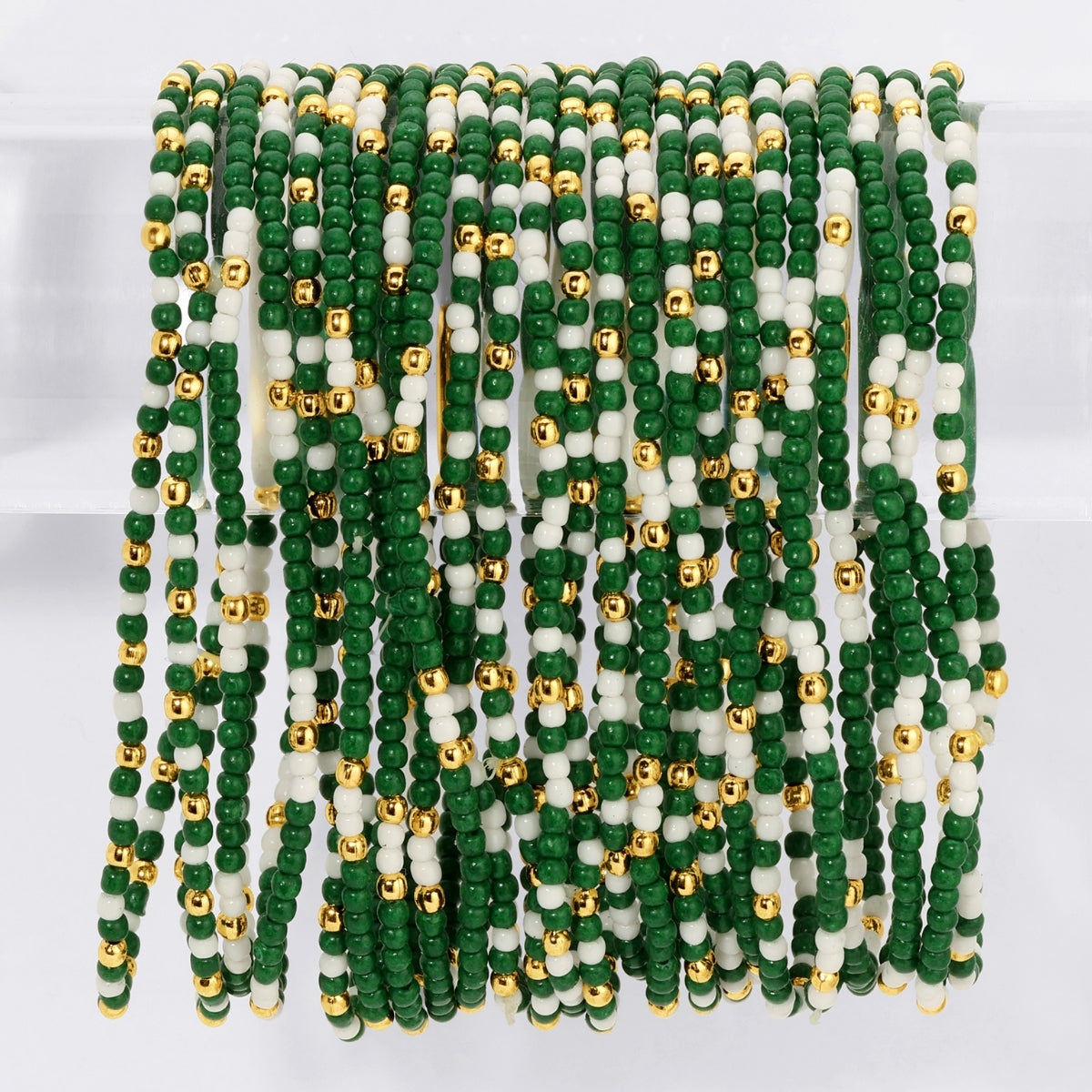 Set/24 Stretch Beaded Game Day Bracelets