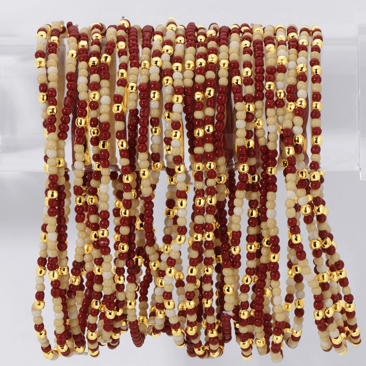 Set/24 Stretch Beaded Game Day Bracelets
