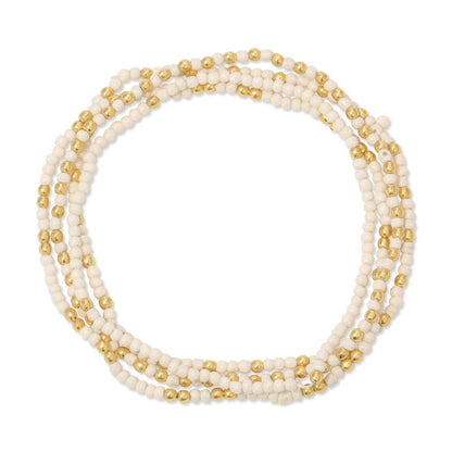 Set/24 Stretch Beaded Solid Game Day Bracelets