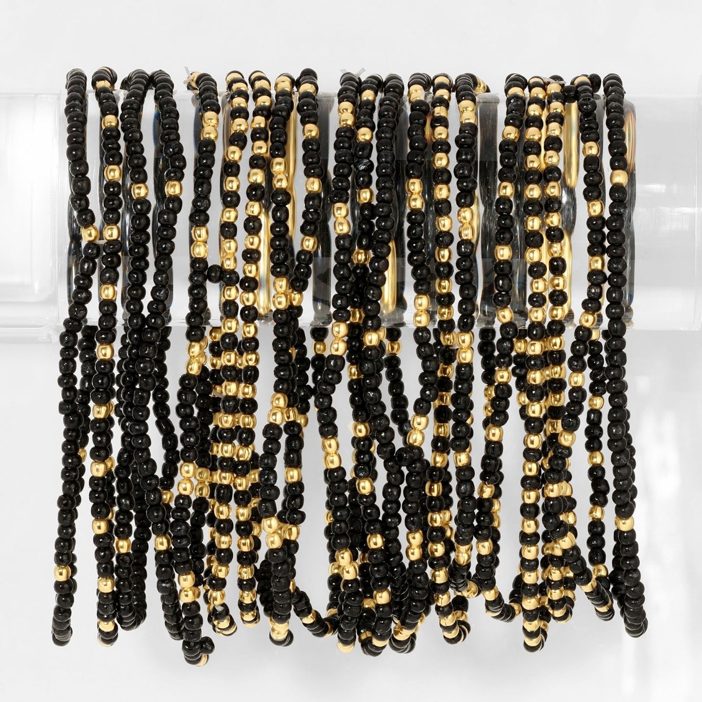 Set/24 Stretch Beaded Solid Game Day Bracelets