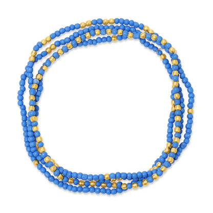 Set/24 Stretch Beaded Solid Game Day Bracelets