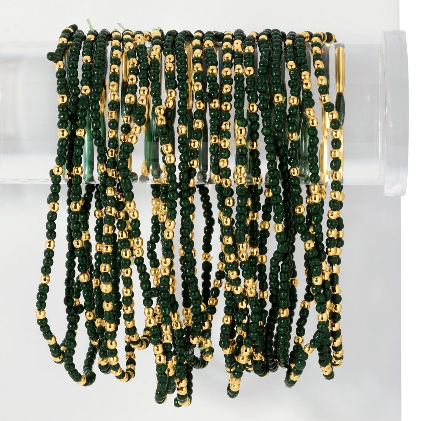 Set/24 Stretch Beaded Solid Game Day Bracelets