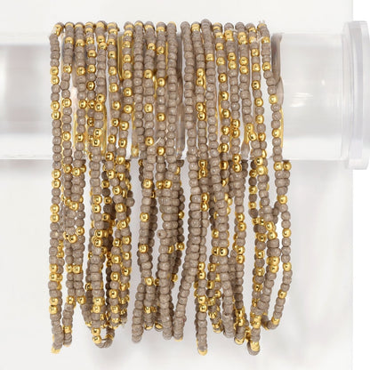 Set/24 Stretch Beaded Solid Game Day Bracelets