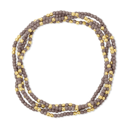 Set/24 Stretch Beaded Solid Game Day Bracelets