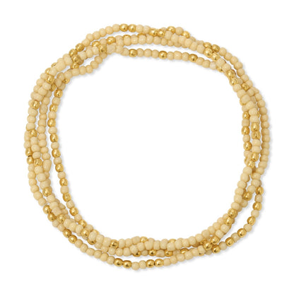 Set/24 Stretch Beaded Solid Game Day Bracelets