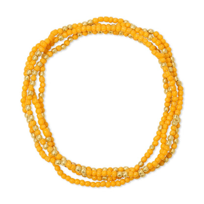 Set/24 Stretch Beaded Solid Game Day Bracelets