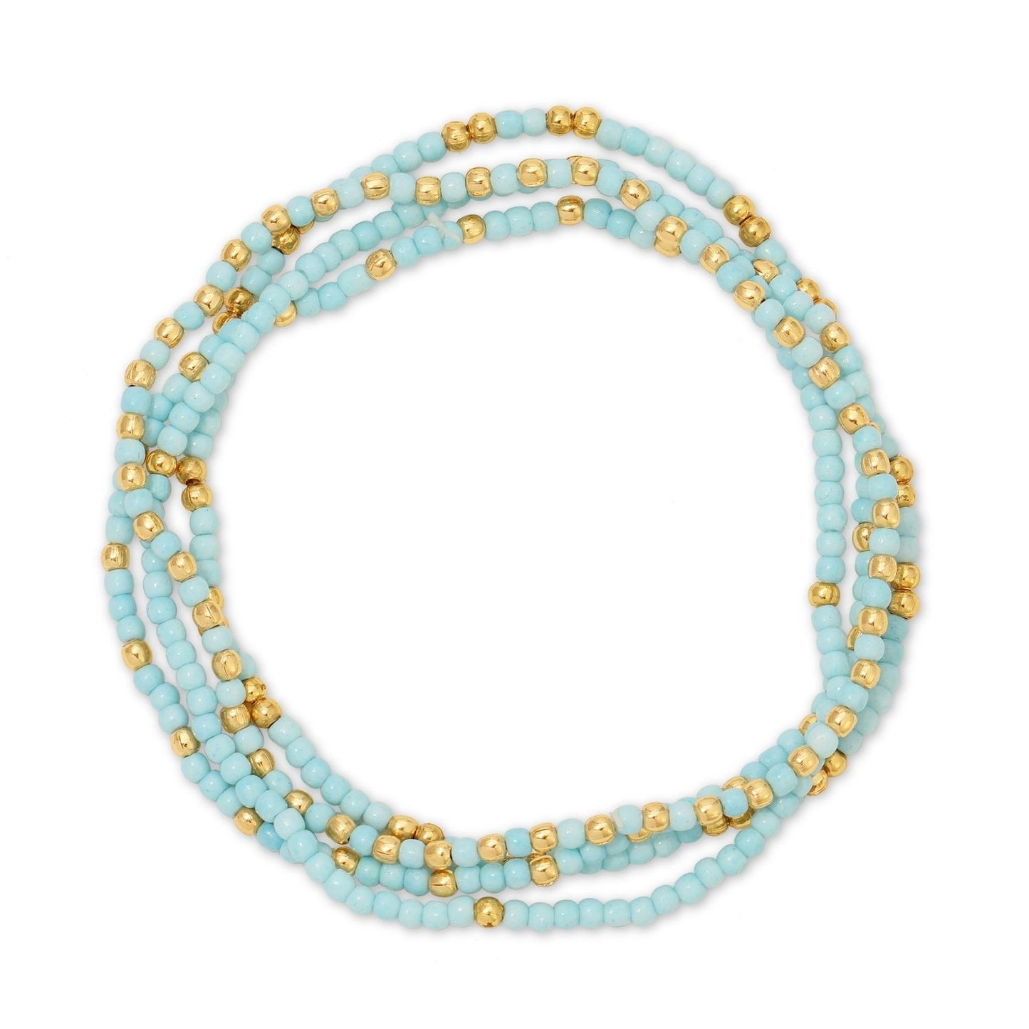 Set/24 Solid Color 2mm Seed Bead Bracelets
