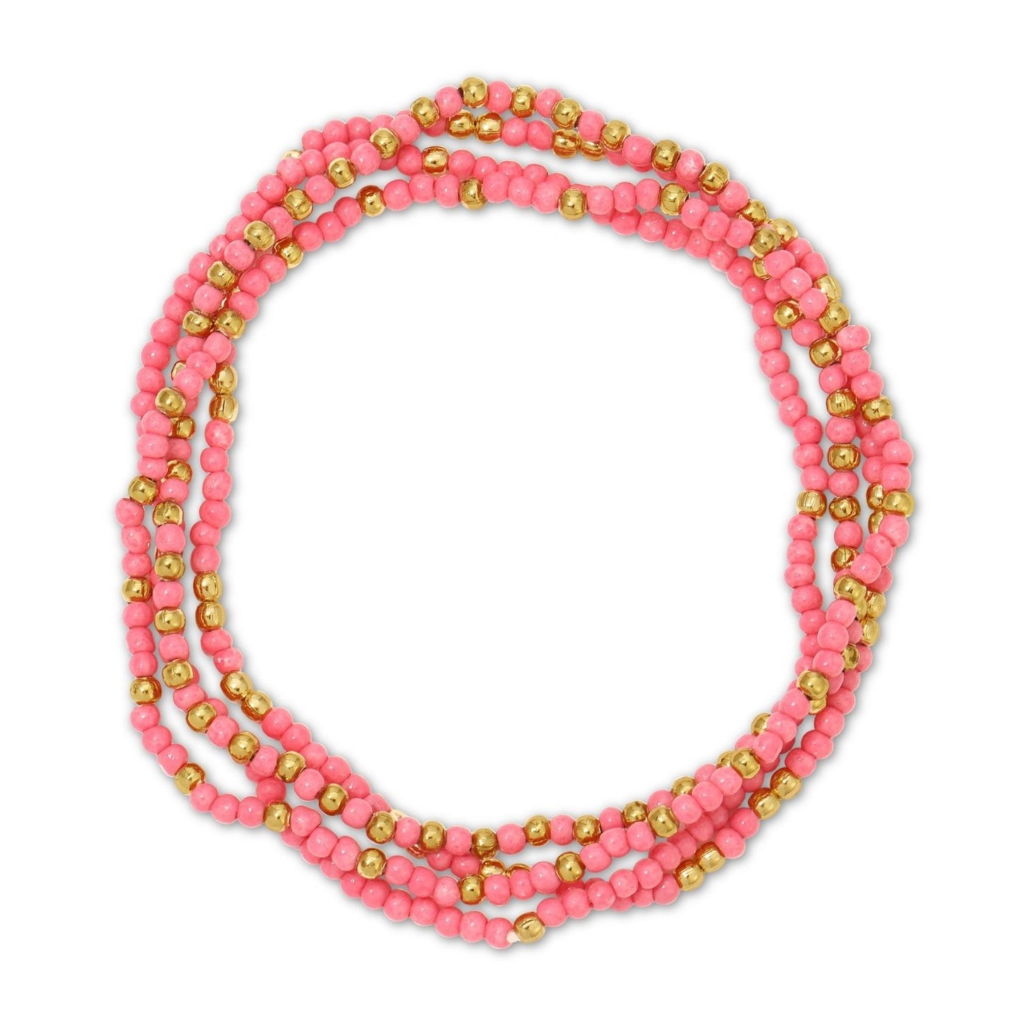Set/24 Solid Color 2mm Seed Bead Bracelets