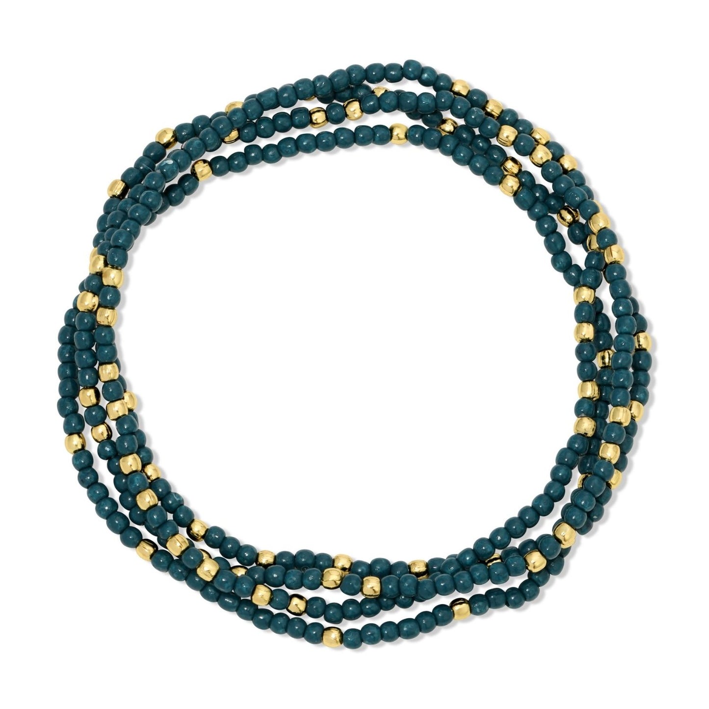 Set/24 Solid Color 2mm Seed Bead Bracelets