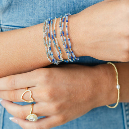 "Seaglass" Vibes 2mm Assorted Stretch Bracelets