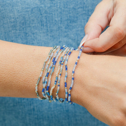 "Seaglass" Vibes 2mm Assorted Stretch Bracelets