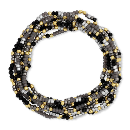 Set/24 Winter Wonderland Assorted 2mm Stretch Seed Bead Bracelets