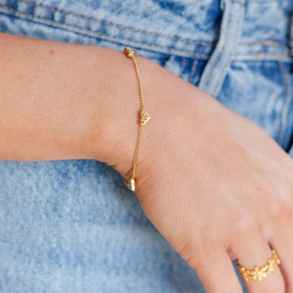 Multi-Heart Bracelet, Water Resistant