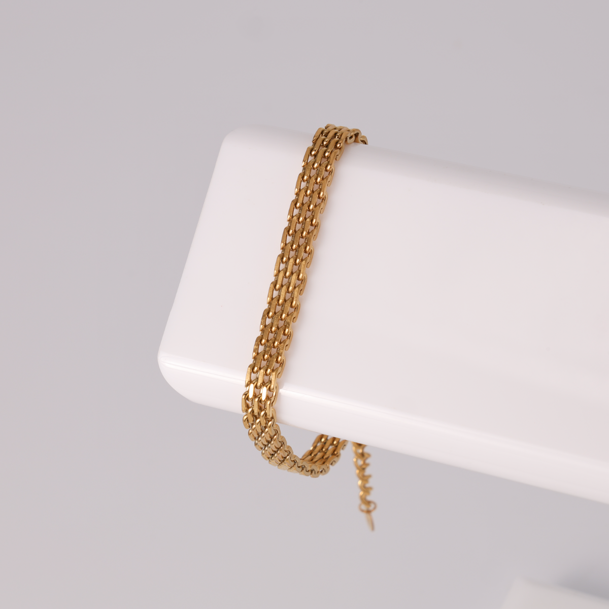 Flat Multi-Link Bracelet, Water-Resistant
