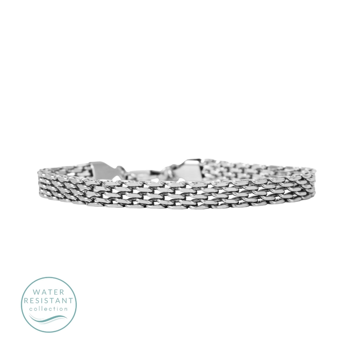Flat Multi-Link Bracelet, Water-Resistant