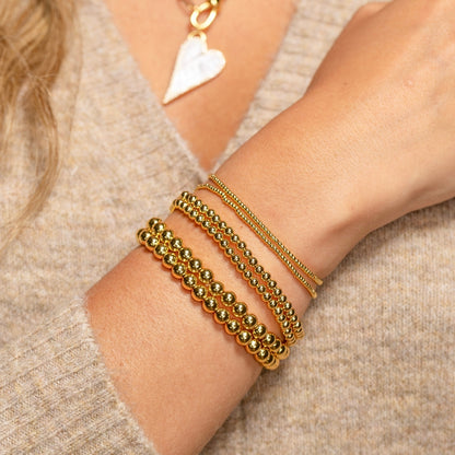 Set/12 Classic Beaded Stretch Bracelets