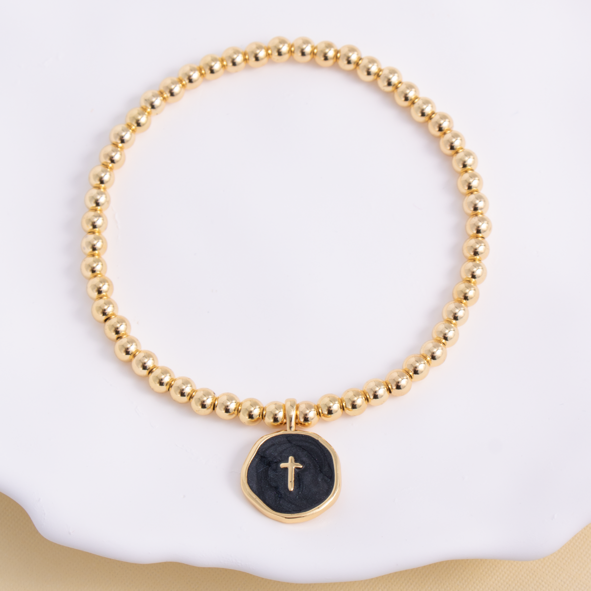 Cross Stretch Bracelet