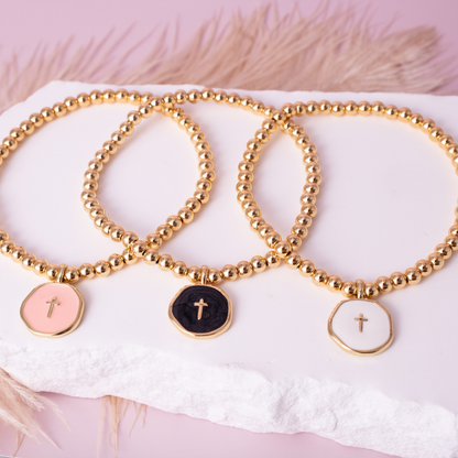 Cross Stretch Bracelet