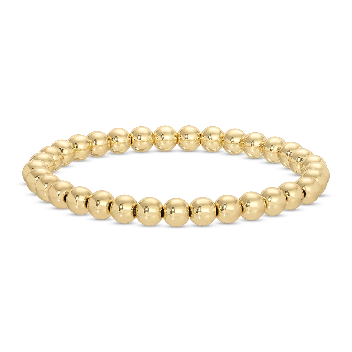 Set/12 6mm Beaded Bracelets