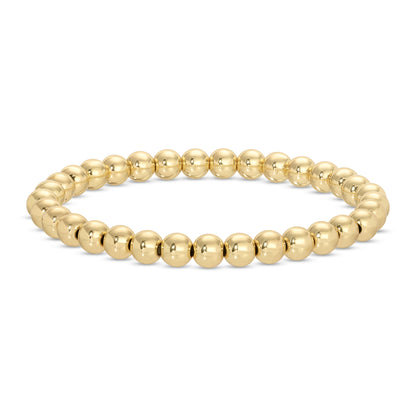 Set/12 6mm Beaded Bracelets