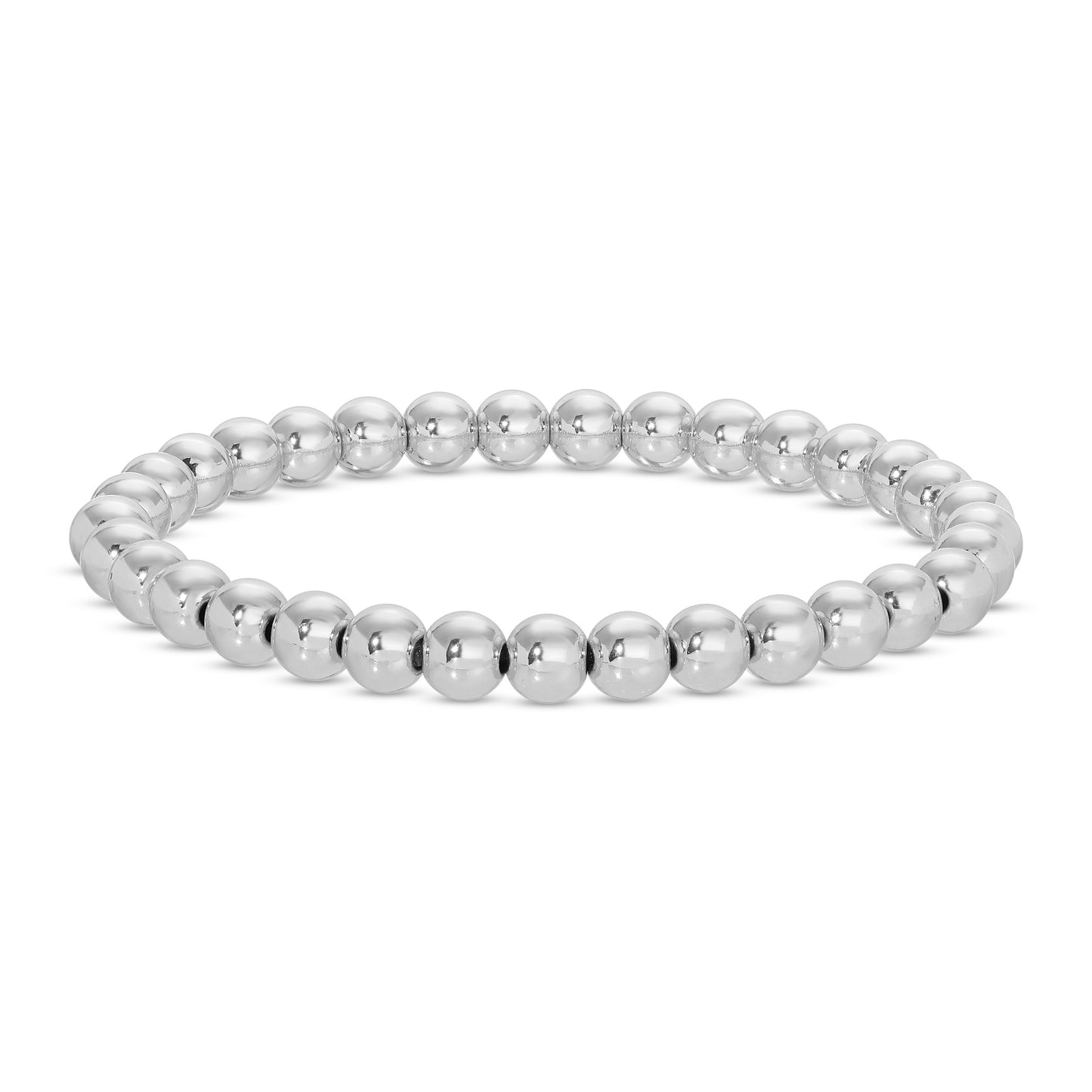 Set/12 6mm Beaded Bracelets